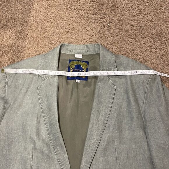 đ„Winston WoodsâSportsâCoatâLargeâGreenish/Gray - Picture 9 of 9